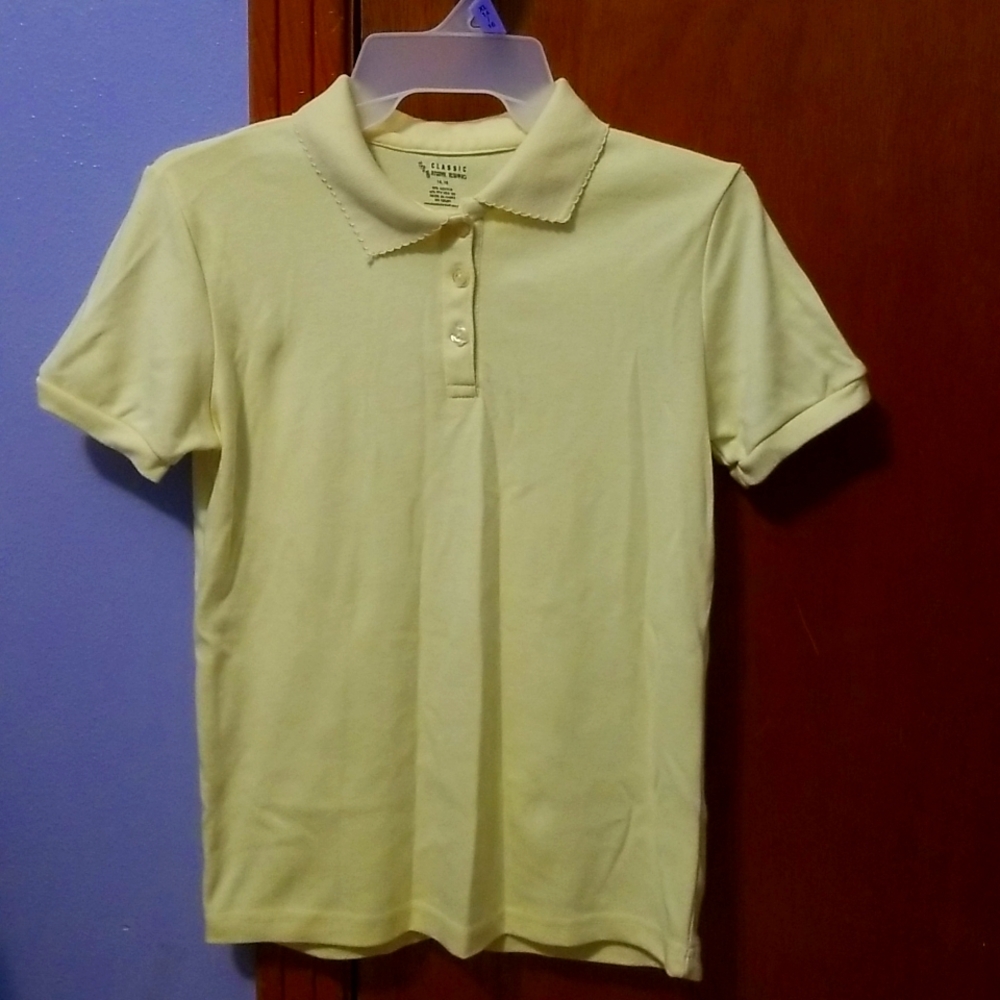 Yellow uniform shirt